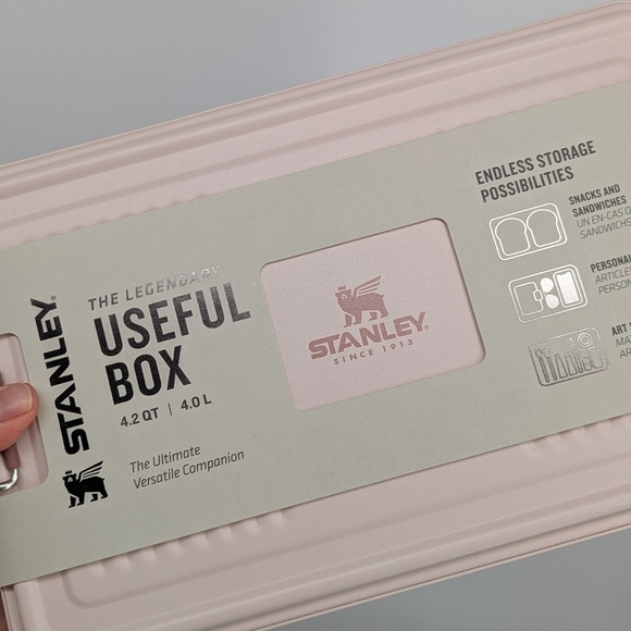 NEW Classic Legendary Useful Box 4.3 QT Rose Quartz Pink lunch stainless steel - Picture 3 of 10